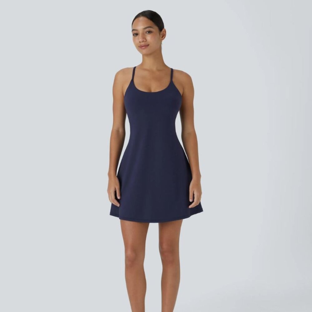 NWT Halara Active Dress Navy Blue Size XL